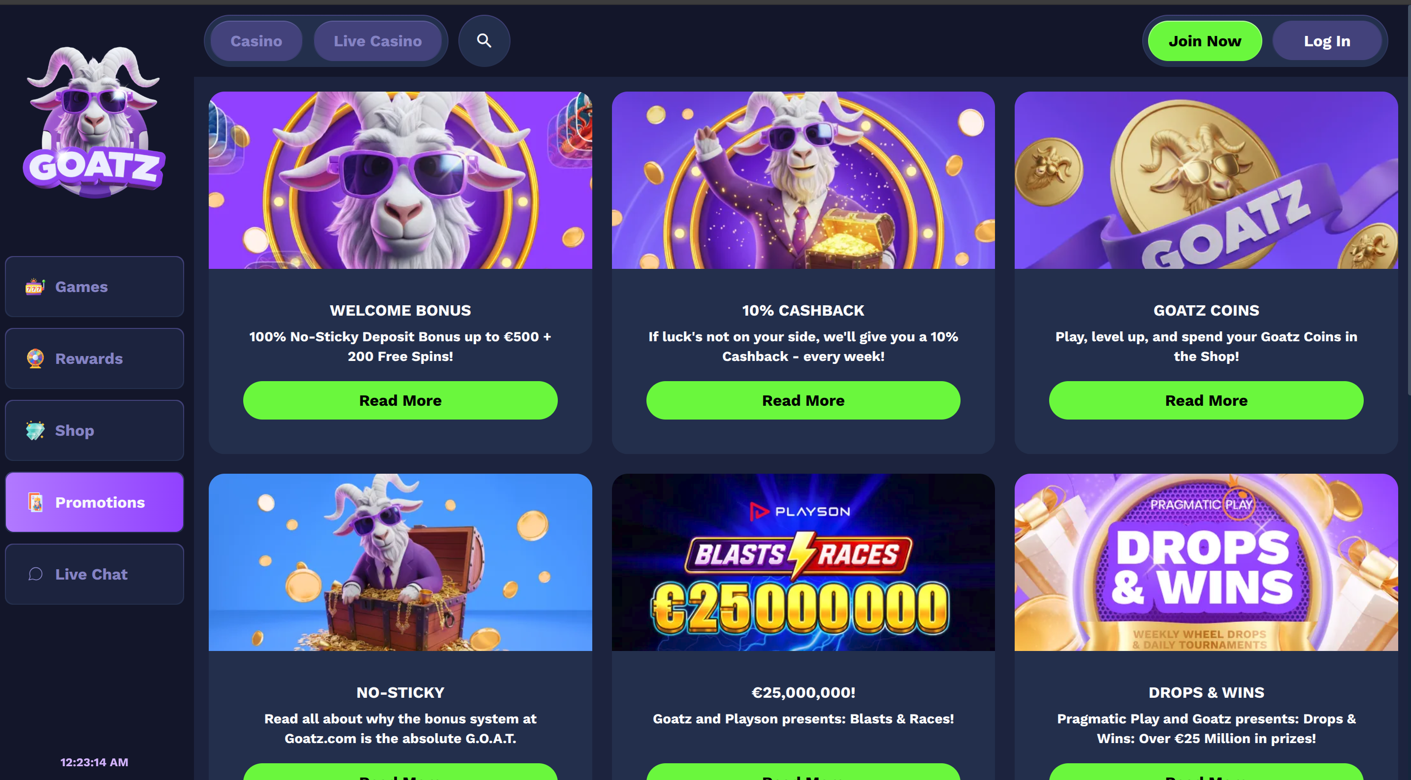 Velkomstbonus og kampanjer